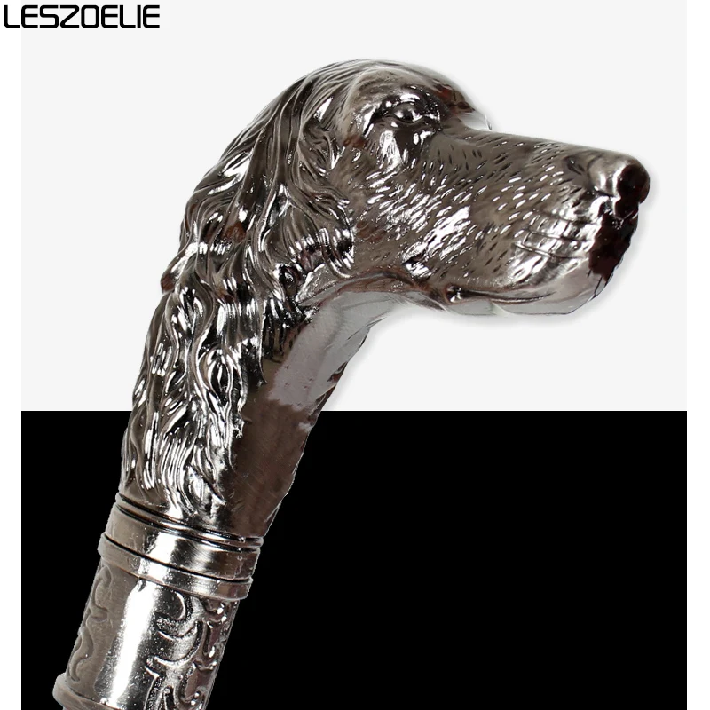 Dog-Head Luxury Walking Stick Canes For Men Fashion Elegant Walking Canes Decorative Stick Party Vintage Hand Walking Cane