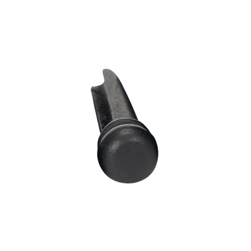 Wosion    Ebony acoustic guitar Bridge Pins Black  ， A set of 6。  Guitar Fixed string nail