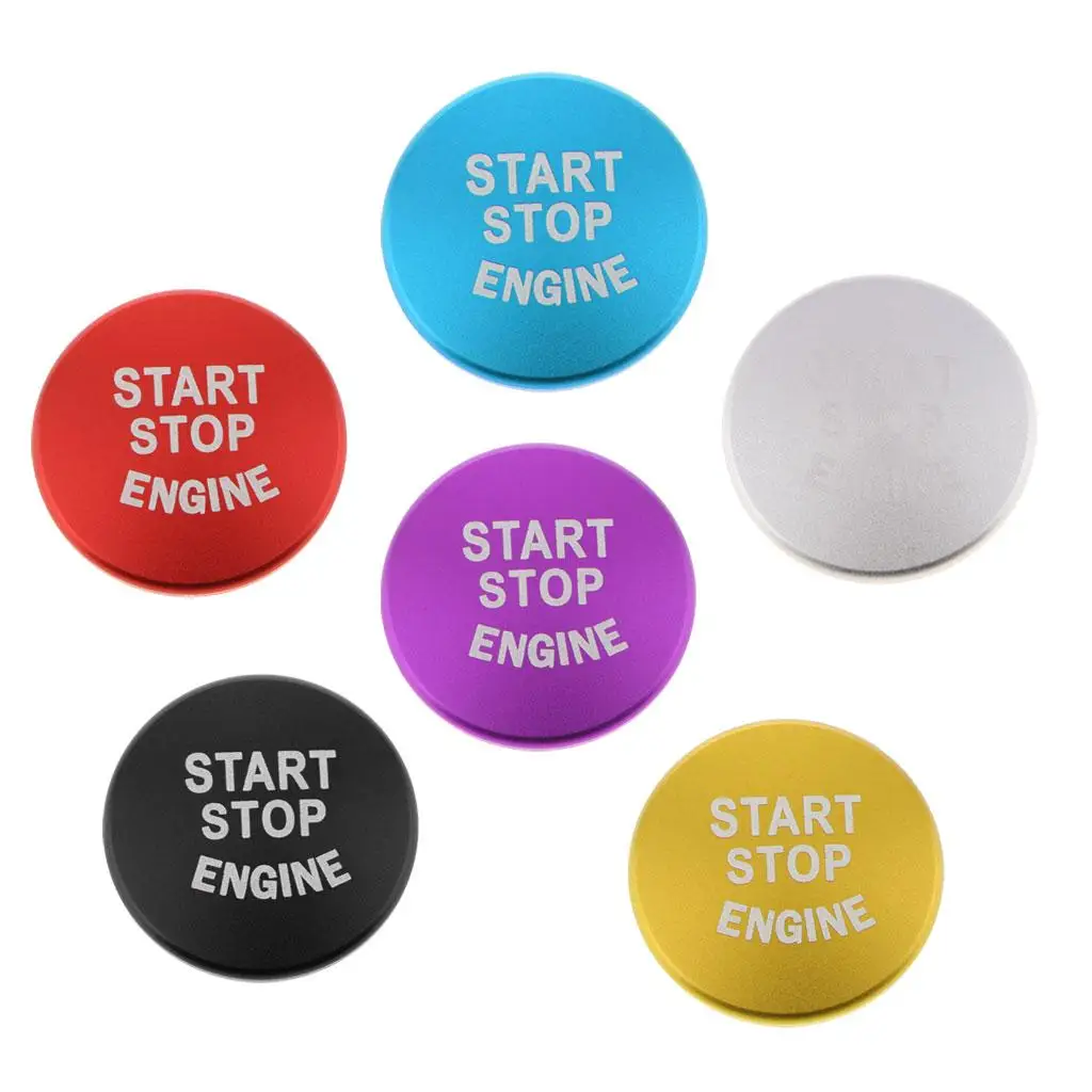 Classic Aluminum Engine Button Cover Scratch Resistant Start Stop Switch Protector for 1 2 3 F30 F20 F32 X1 F48 F45