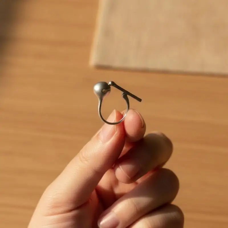 1/2/5Pcs Alloy Wooden Fish Fidget Ring Adjustable Band Stress Relief Perfect For Daily Wear Cute Gifts For Friends