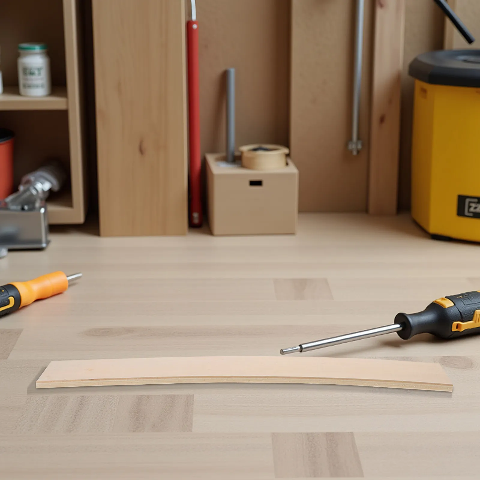 3個入り木製ベッドスラット交換用無垢材マットレス下サポートスラット、ツイン・カリフォルニアキングベッドフレーム用