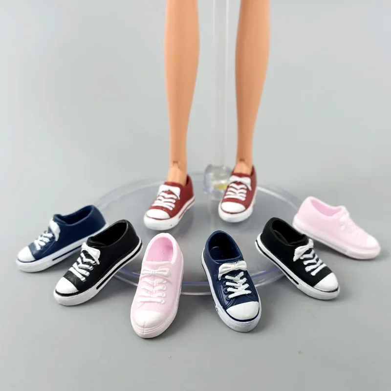 Fashion 1:6 Sneakers Voor Barbie Pop Kleurrijke Casual Pop Schoenen Voor Blythe Licca Pop Schoenen Voor Momoko 1/6 Poppen Accessoires