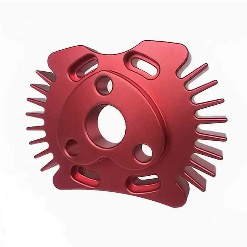 

Customized Services Cnc Laser Cutting And Processing Aluminum Alloy Precision Mechanical Parts Cnc Machining Red Oxidation Parts