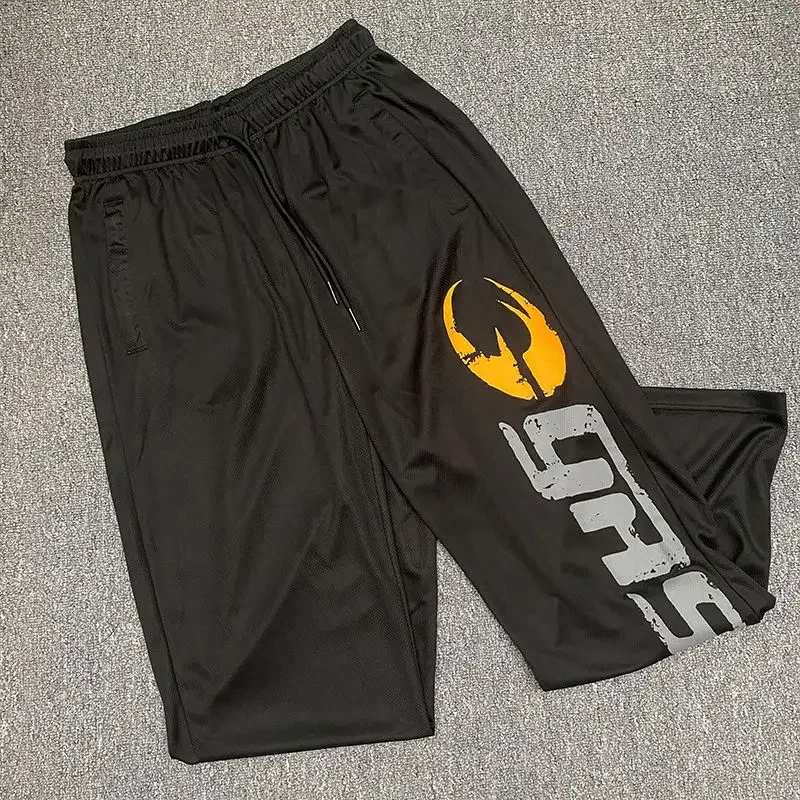 

Trousers Men's Summer GASP Gasp Alphabet Fitness Pants Sports Running Loose Breathable Squat