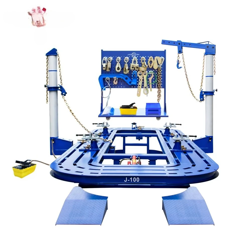 o Auto Body Collision Chassis Straightening Bench Panel Beating Car Body Repair Equipment