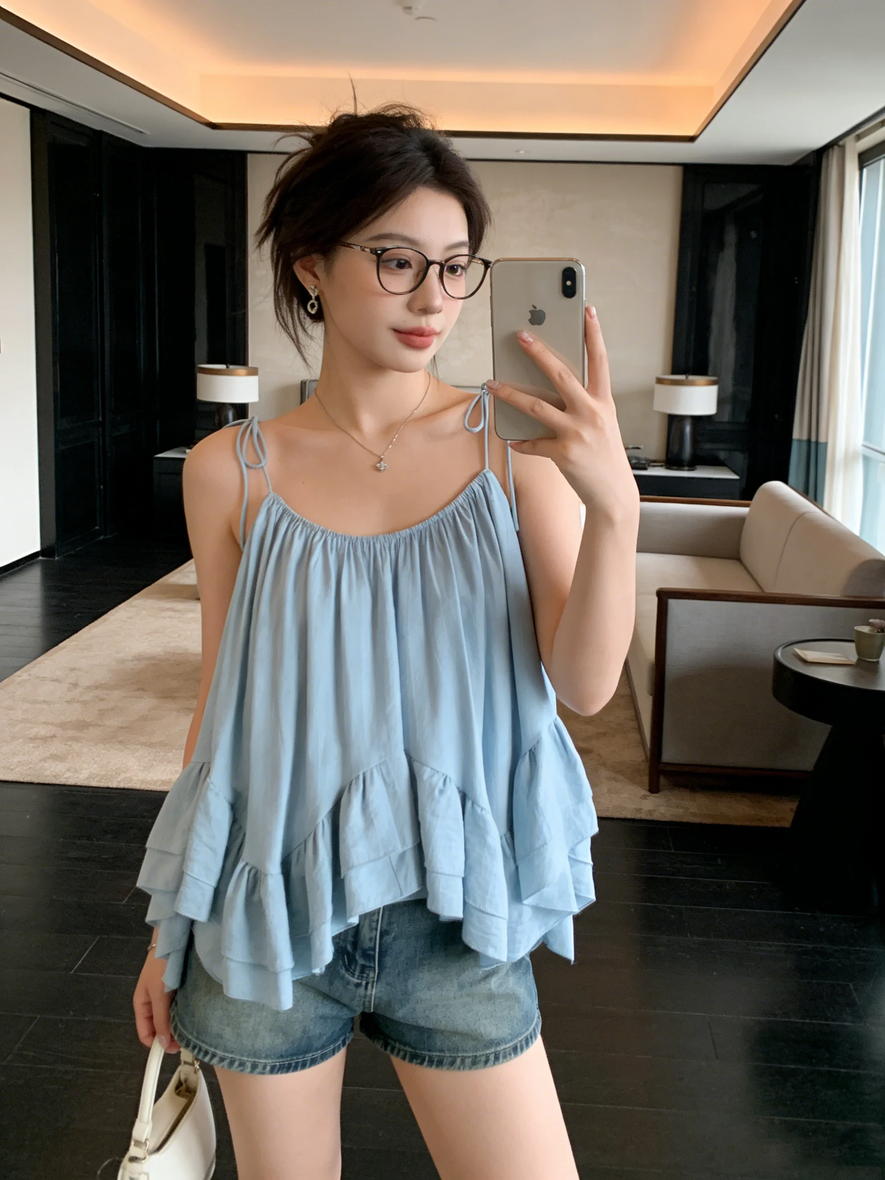 

Летний топ без бретелек в необычном стиле с узлами и вырезами, без рукавов, с открытой спиной, для женщин