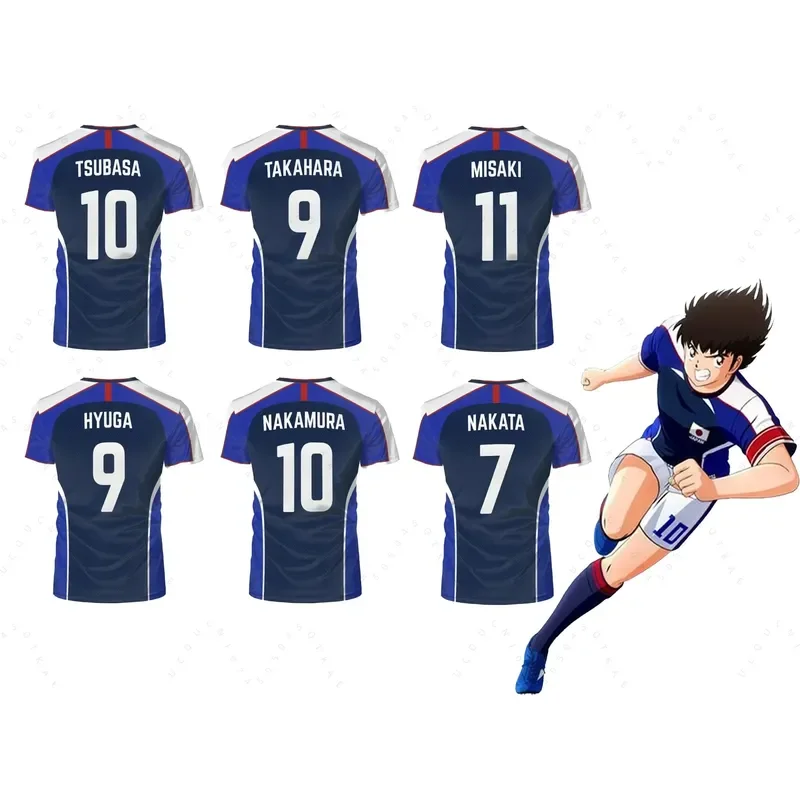 2026 Anime Captain Tsubasa Japanese Flag Jersey Breathable Quick Dry Sports T Shirt Men Women Fitness Clothing Tops Gifts