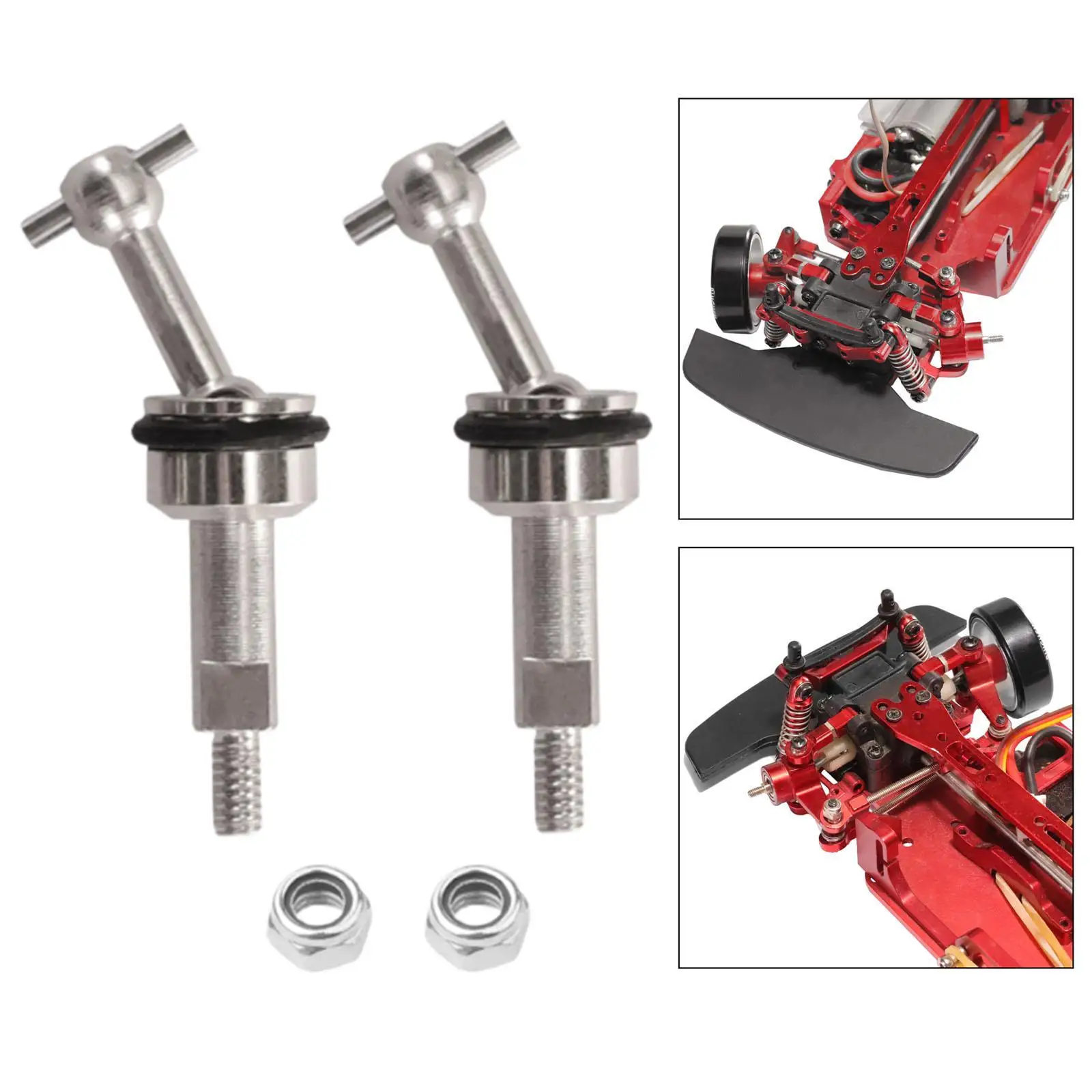 RC Car Joint Shaft Set Universal Professional Easy to Replace Extended Metal CVD RC Car Upgrade Part RC Car Replacement Part