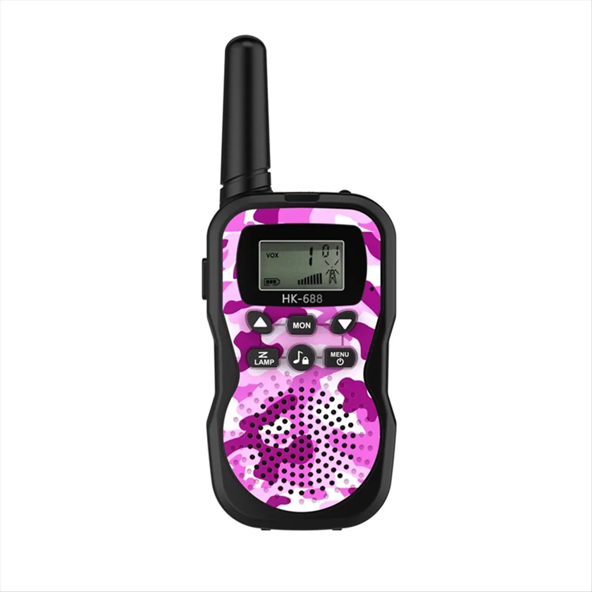 Walkie Talkie A40I Isi Ulang untuk Anak-Anak Jangkauan Jauh, Hadiah Natal Ulang Tahun, Perlengkapan Hiking Permainan Camping Mainan dengan Senter Hijau