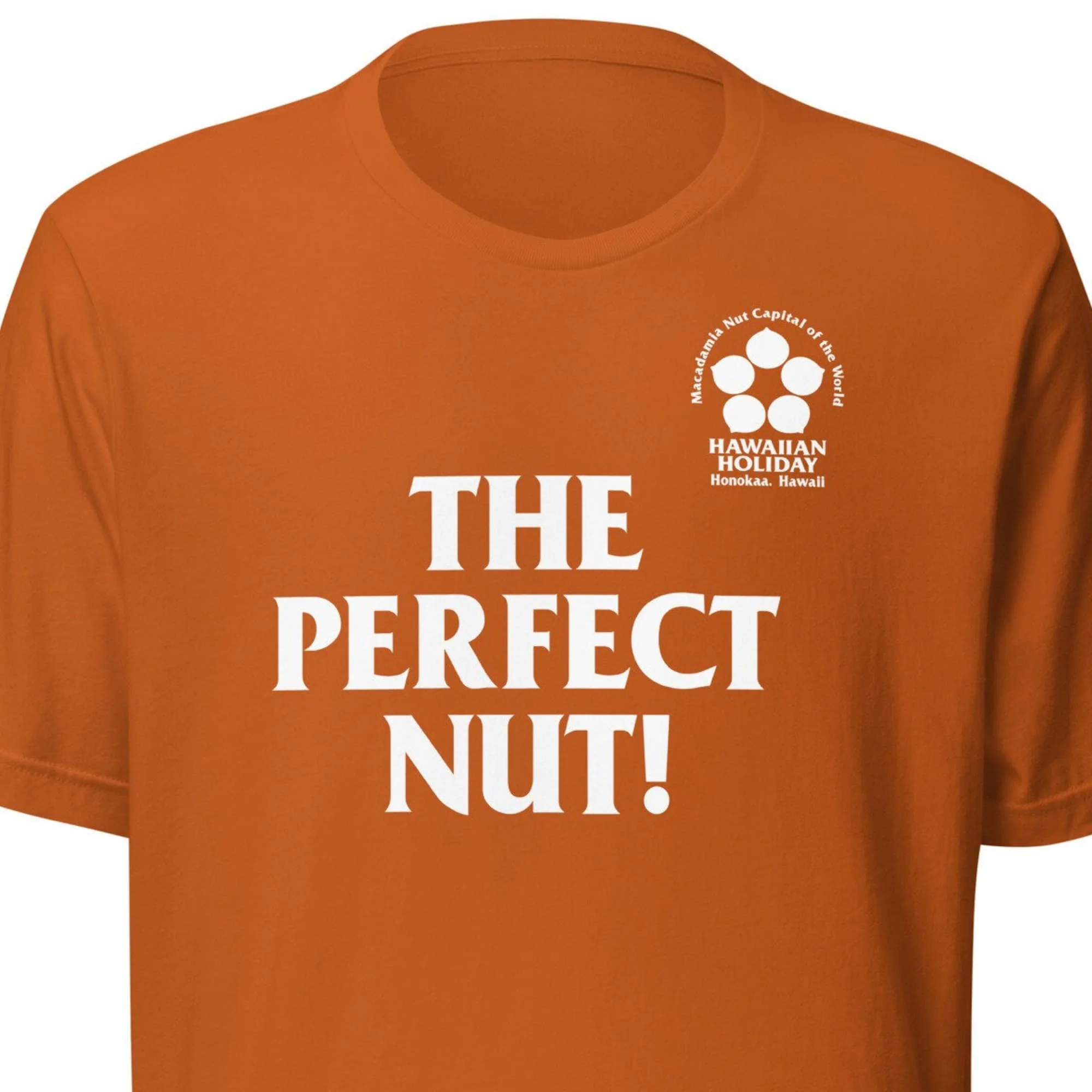 Nut Shirt, The Perfect Nut T-Shirt, Macadamia Nut Capital of the World Hawaii 1980s Ad Campaign Tee S-2XL