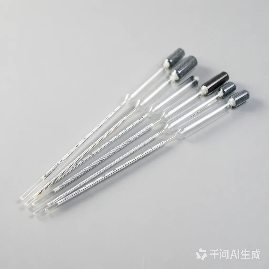 2Pcs Lab Glass Density Hydrometer, 1.0-1.2 kg/m3 Range for Chemical Liquid Specific Gravity Test