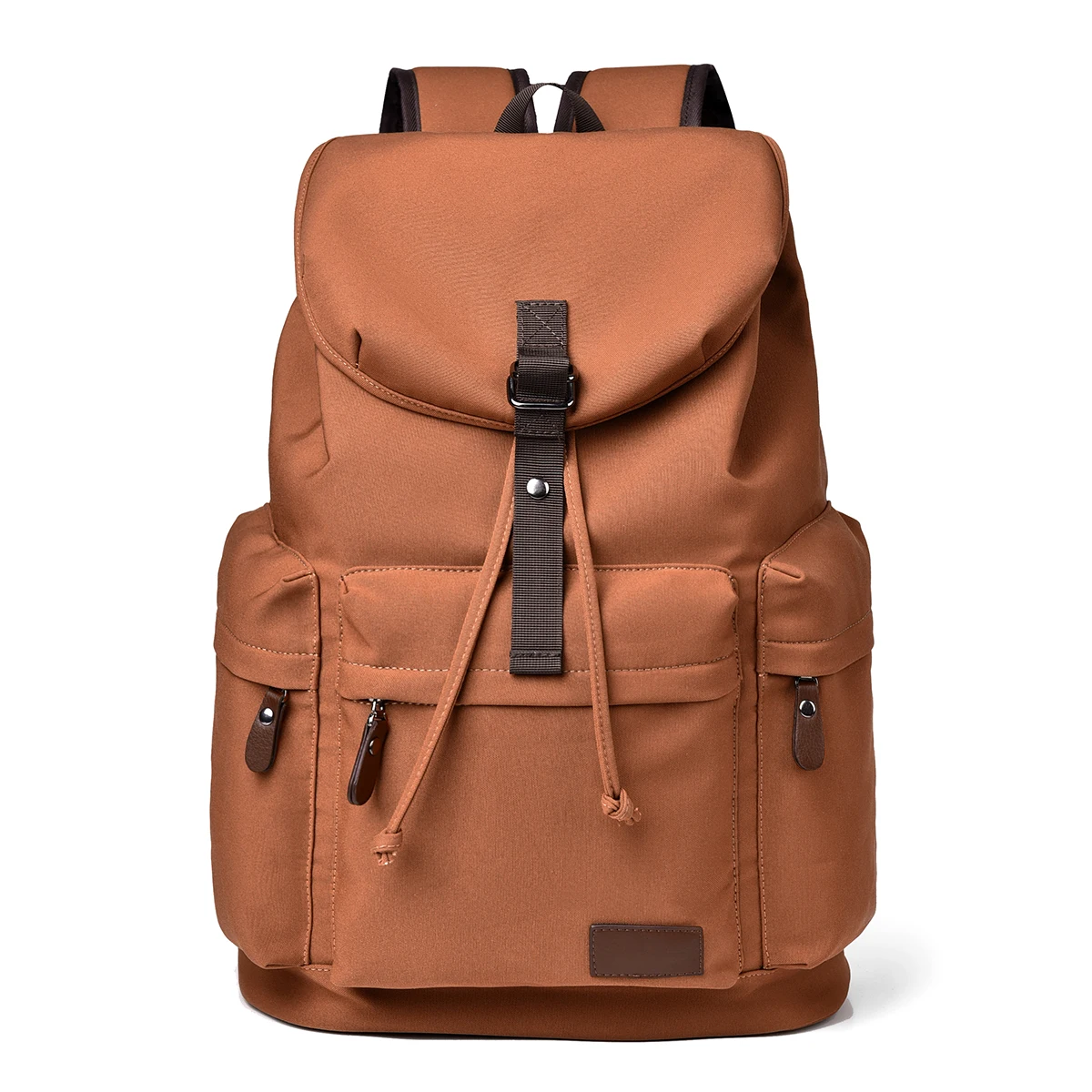 

New Men's Backpack Large Capacity Men Drawstring Backpack Canvas Bucket Bag Unisex Fashionable Concise School Bag Male Schoolbag