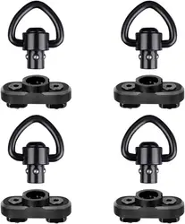 QD M-LOK Sling Swivel Adapter Rail Mount SLING Buckle Metal Strap Loop Strap Rail Mount Steel Push Button