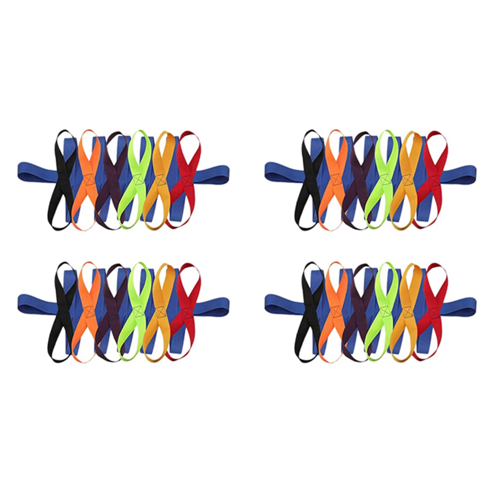 B78B-4X Children's Walking Ropes For Preschool Daycare School Kids Outdoor Colorful Handles For Up To 12 Children 2 Teachers