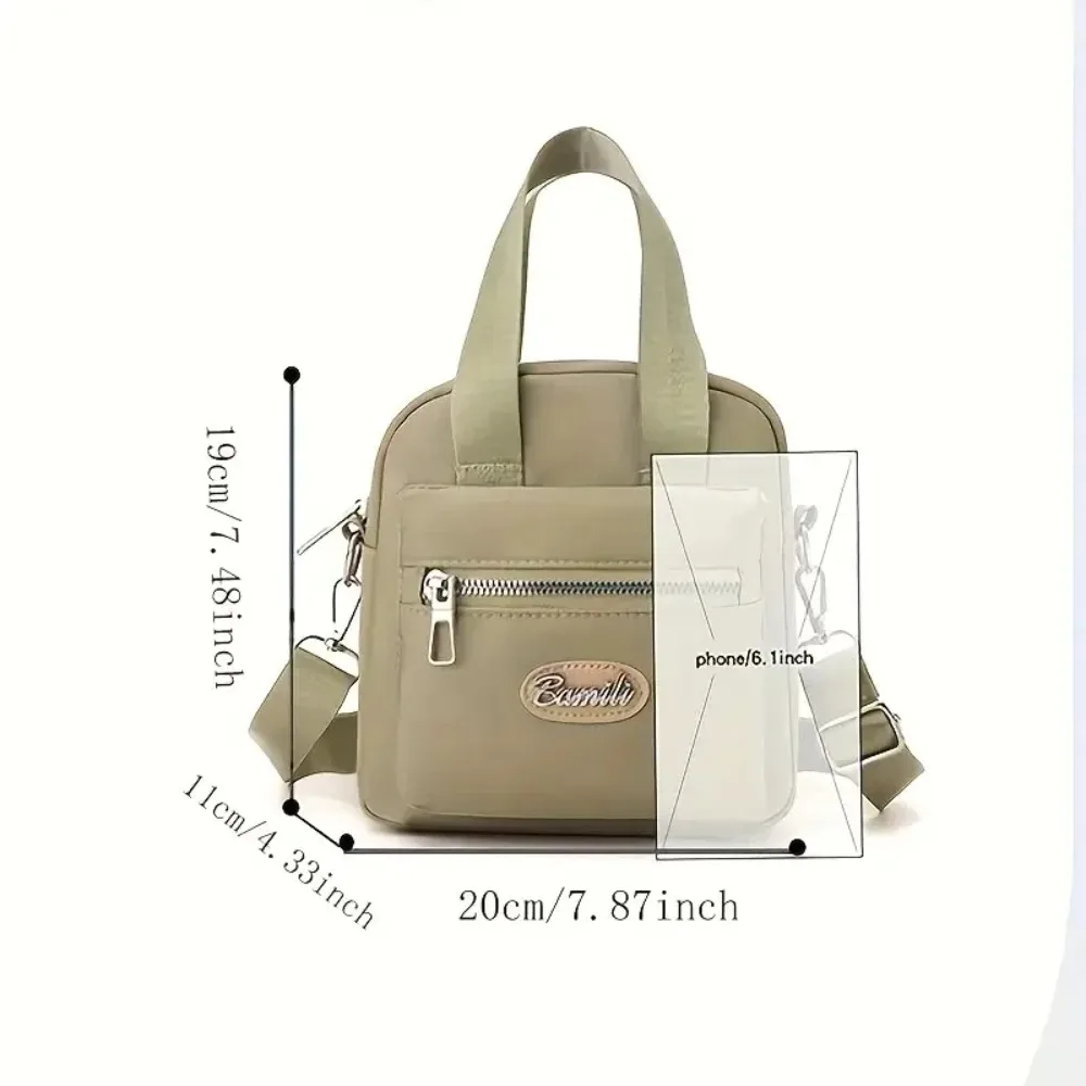 Casual Women's Crossbody Bag Lightweight Nylon Large Capacity Mobile Phone Wallet Shoulder Bag Fashion Accessory Crossbody Bag view 4