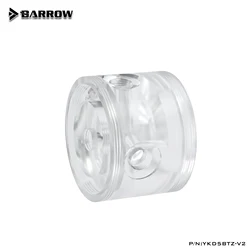 Barrow YKD5BTZ-V2 PD5BTZ-V2 POM/PMMA Acrylic D5 Water Pump Cover Top For MCP655 Serise Pump Computer Water Cooling DIY