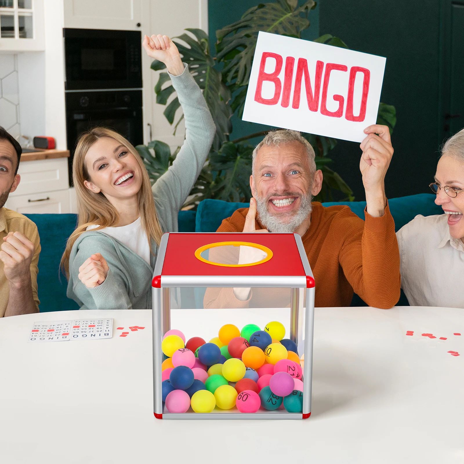 

Raffle Aluminum Alloy Square Storage Container Lightweight For Indoor Outdoor Events Lottery Ticket Holder Business Promotion