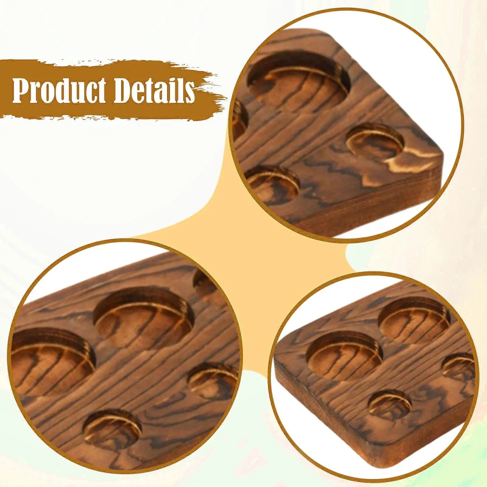 صينية تقديم تذوق البيرة، مجداف طيران محمول قائم بذاته للشرب، هدايا مصنع الجعة المنزلية #5