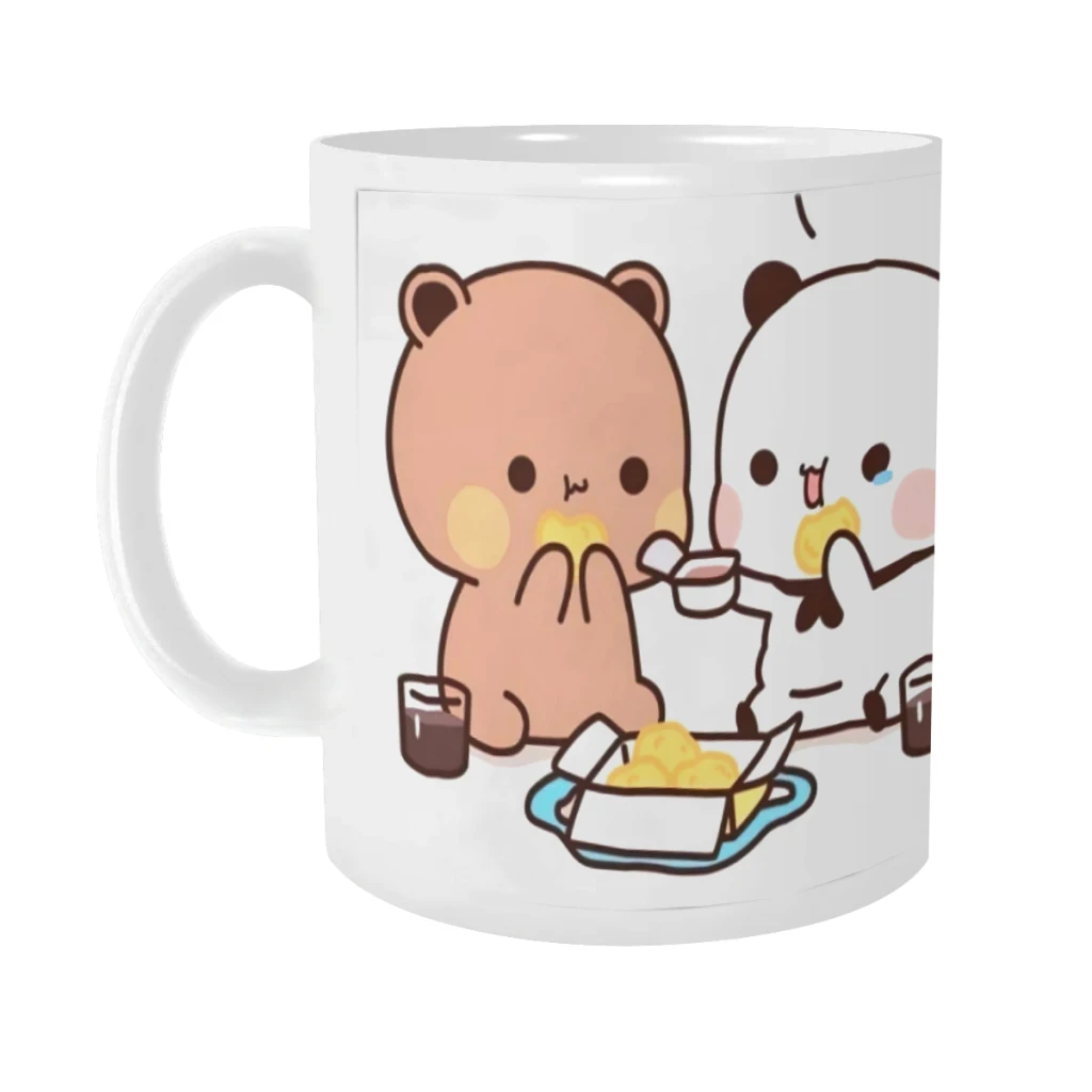 

Bubududu Bear Ceramics Coffee Mugs Tea Cup Milk Cups Gifts Drinkware Coffeeware