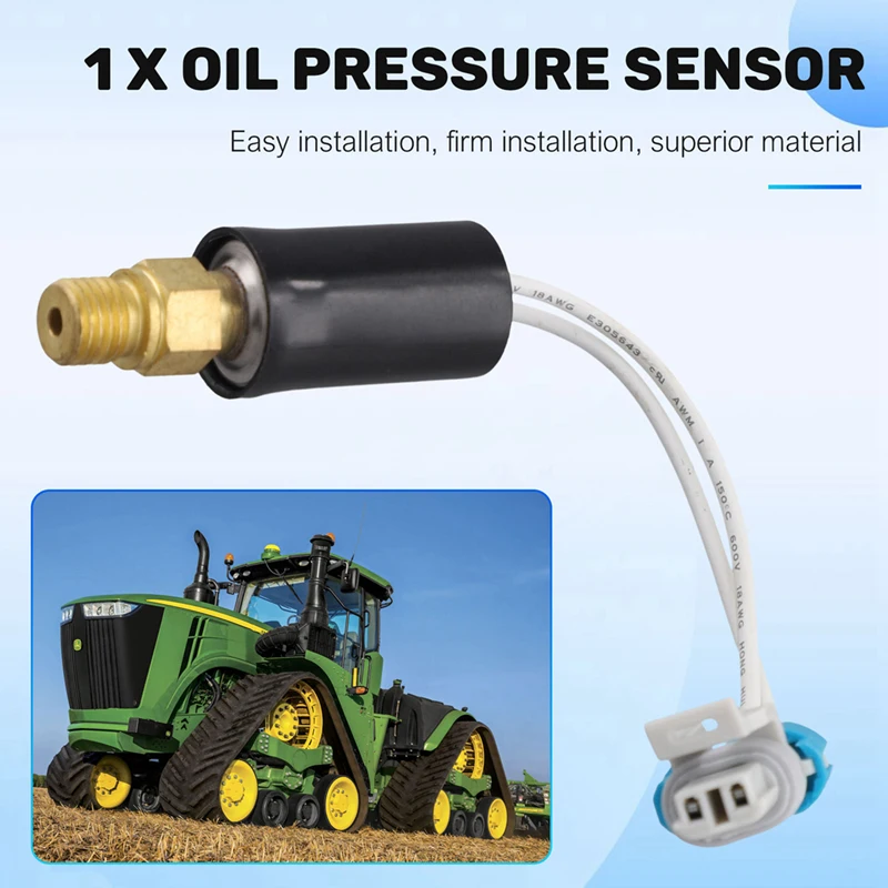 Transmission Oil Pressure Sensor RE212870 For John Deere 7330 7520 6110M 6110R 6120M 6120R