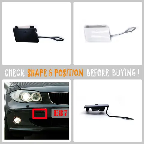 04-06 BMW 1 시리즈 E87 5 도어 해치백 116d 114d 118d 125i 128i 135i 프론트 견인 커버