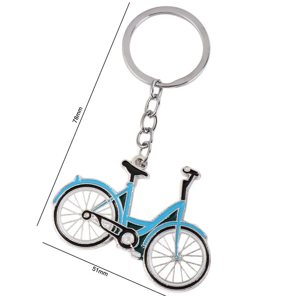 Metal Bicycle Keychain Multifunctional Fashion Bottle Opener Keyring Creative Bike Shaped Bike Key Rings Thanksgiving