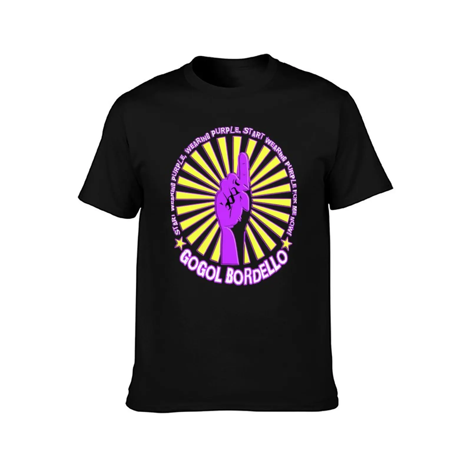 Gogol Bordello - Start Wearing Purple T-Shirt valentines boutique clothes affliction shirts customizeds Men's t-shirt