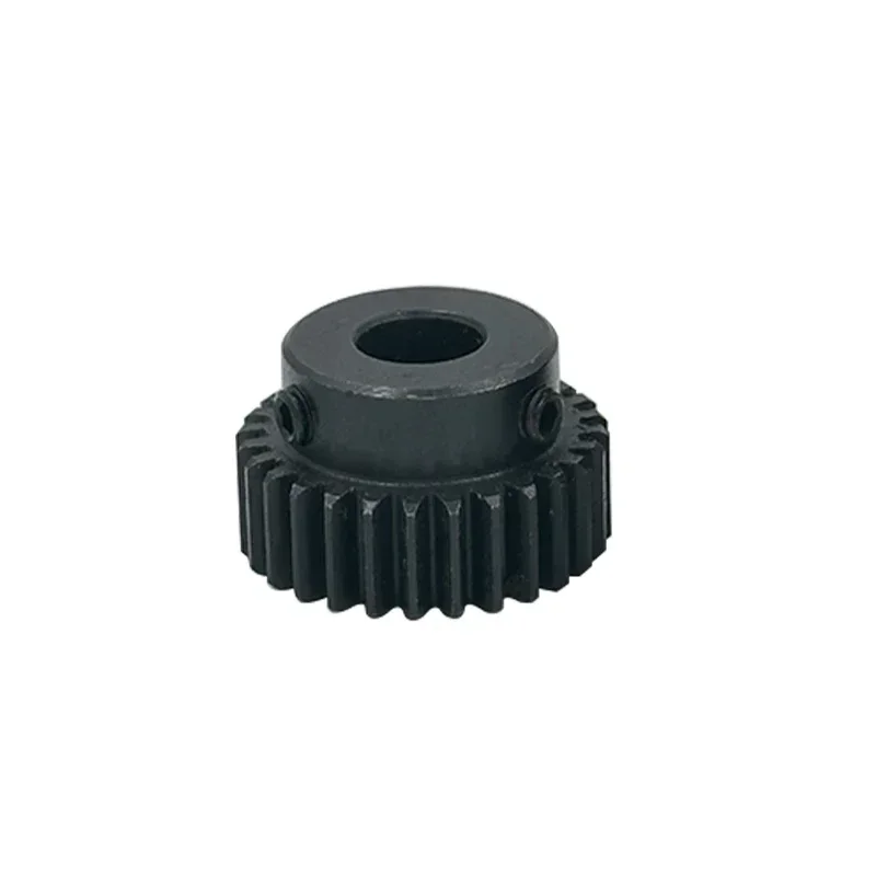 Beicai 1pcs 15t-24t 1m Spur Gear With Step 1 Mod 15 16 17 18 20 24teeth 45# Steel Metal Motor Transmission Pinion Gear