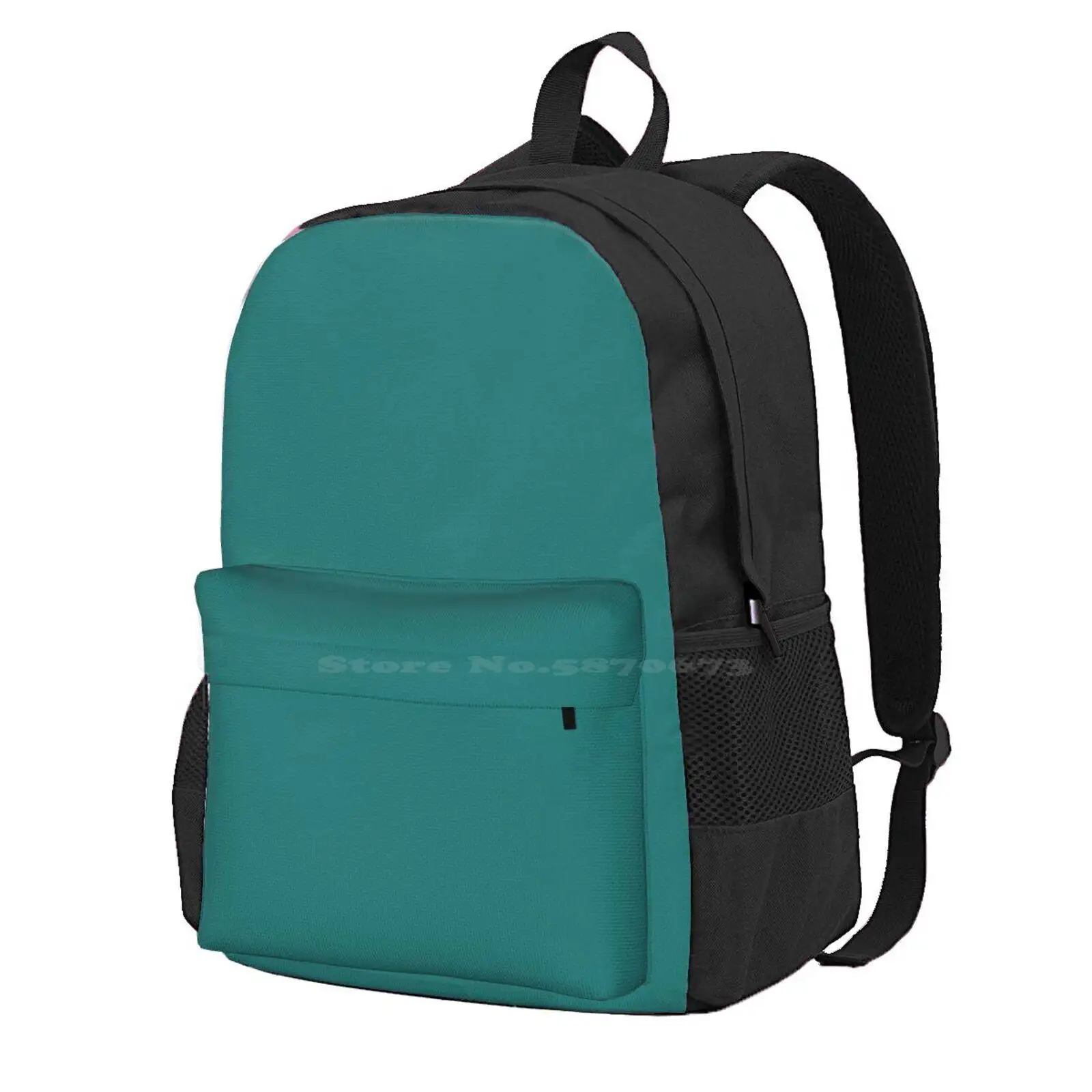 

Preppy Girly Modern Chic Solic Color Green Teal Hot Sale Schoolbag Backpack Fashion Bags Preppy Light Teal Teal Green Boho Chic