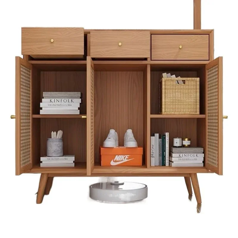 

Design the entrance cabinet Changhong glass small apartment partition cabinet foyer