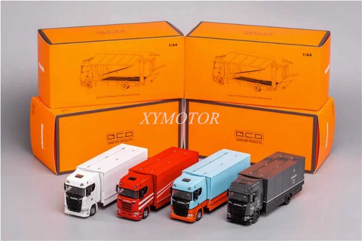 

GCD 1/64 For Scania S730 V8 Transport Truck Diecast Metal Model Car Toys Gifts Hobby Display Ornaments Collection