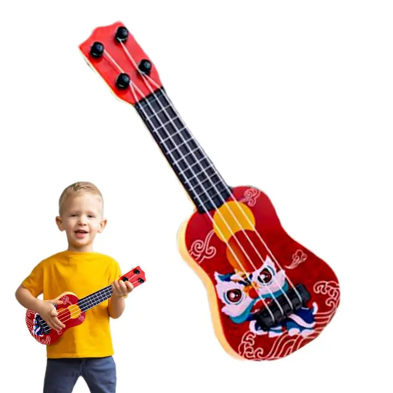 Children's Ukulele Musical Instruments Educational Toys Keep Tones Anti-Impact Kids Ukulele Beginner For Toddler Kids Boys Girls