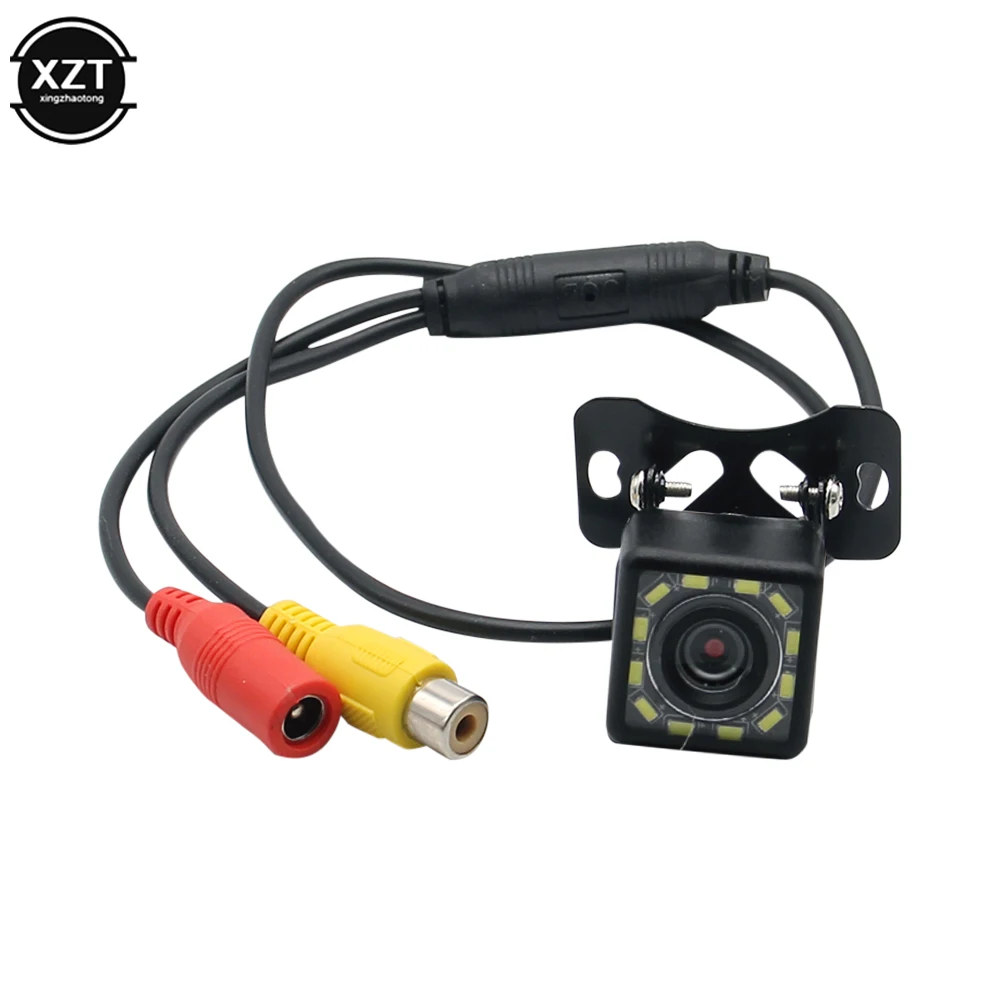 Car Rear Camera Universal 12LED Night Vision Reverse Waterproof Camera HD Night Vision Parking Camera Accessories