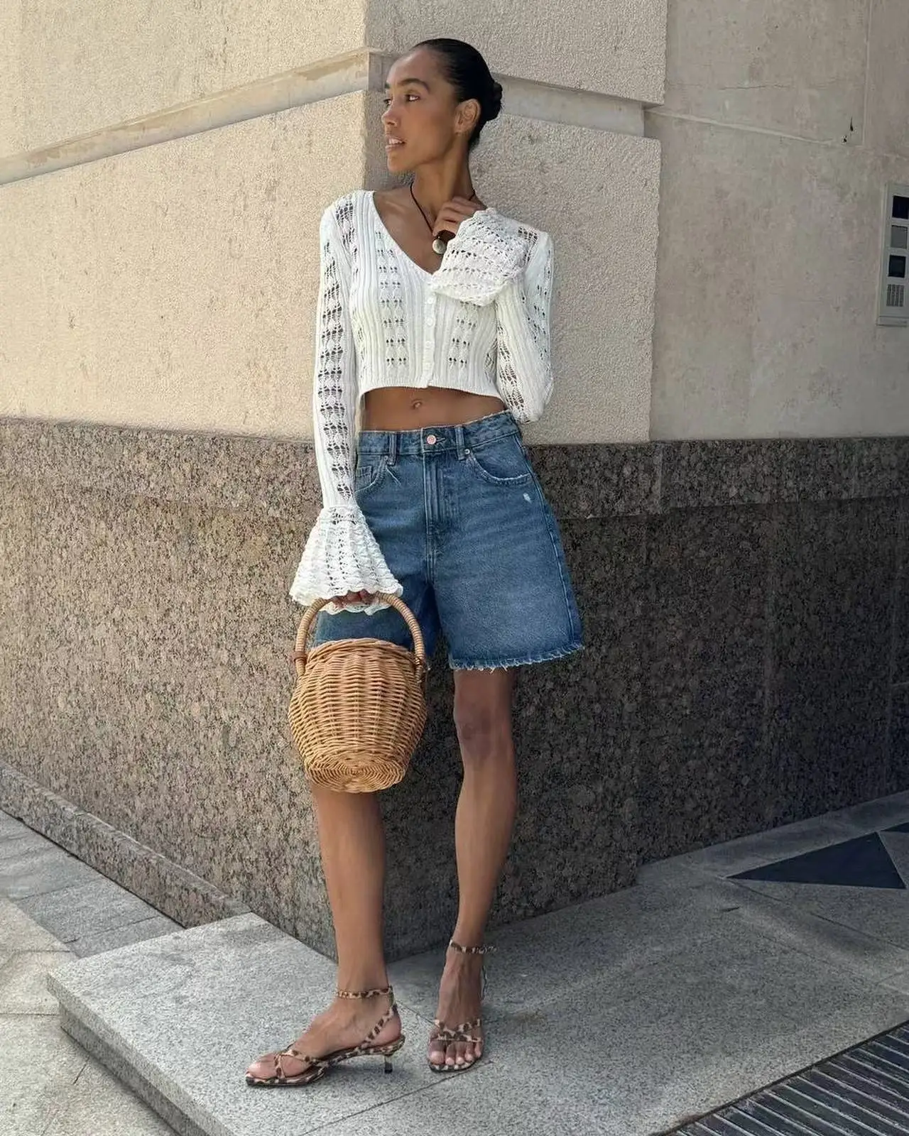 Elegant Casual Sexy Hollow Out Cardiganr Women V-Neck Knit Single Breasted Full Sleeve Top 2025 Summer Fashion New Chic Knitwear
