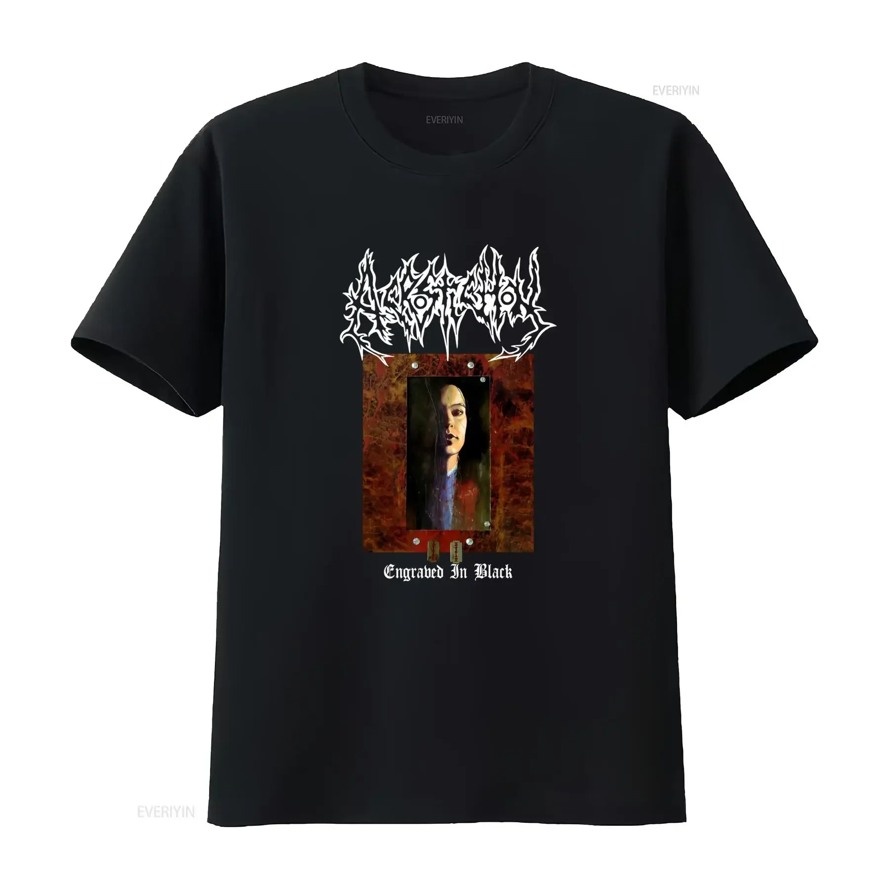New Popular Acrostichon Engraved in Black Netherlands Music Retro T Shirt S 4XL vintage Washed Soft Stylish designer clothes