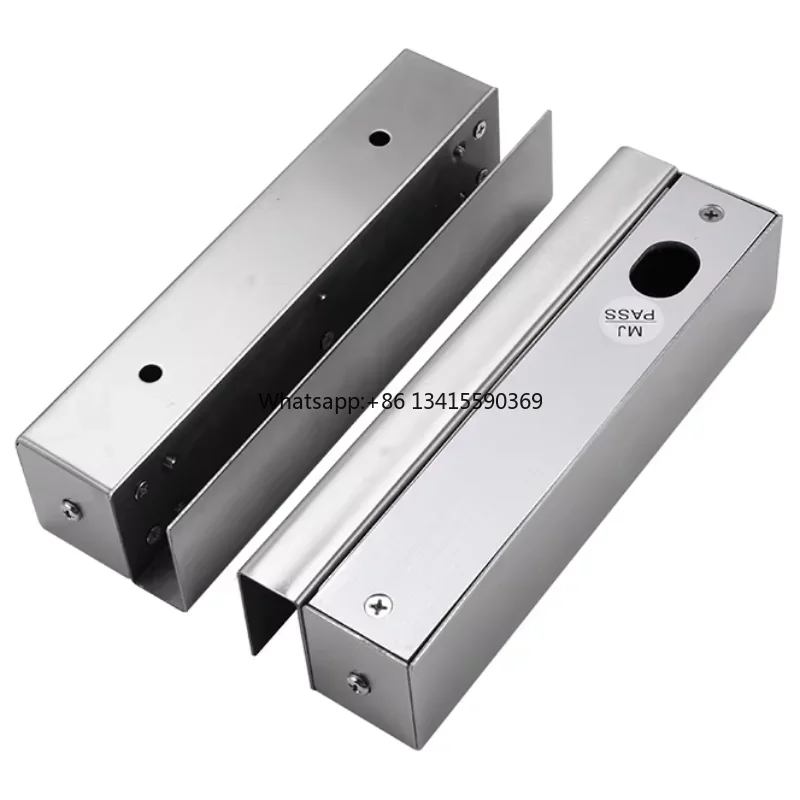 

Stainless Steel Large Size Frameless Glass Door Lock Brackets for Bolt Lock