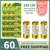 5-60PCS 12V 23A Alkaline Battery 58mAh - A23/E23A/K23A/L1028 for Remote Control/Doorbell/Toys/Flashlight (Premium Quality)
