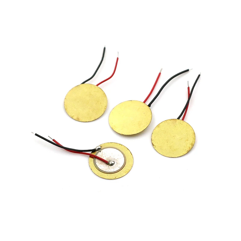 10 Pcs Piezoelectric Piezo Ceramic Wafer Plate Dia 15mm For Buzzer Loudspeaker