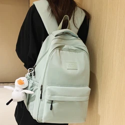 Moda feminina panelled harajuku saco menina kawaii transparente mochila legal saco de escola moda feminina bonito senhora faculdade mochila