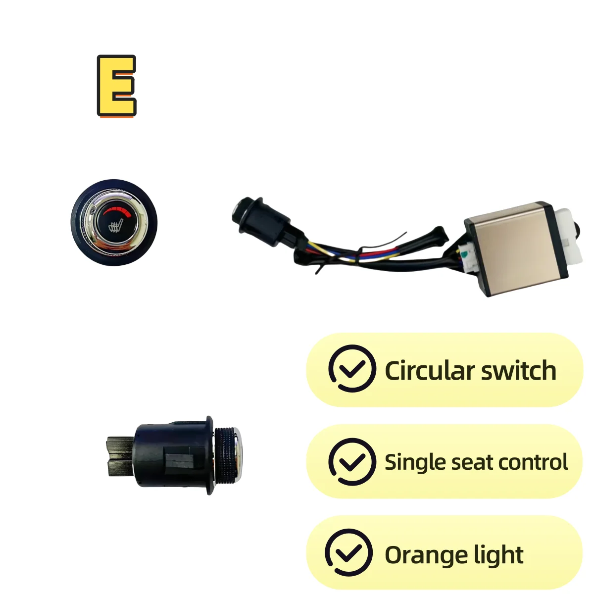 One 6 level single seat car seat heating switch, excluding other products