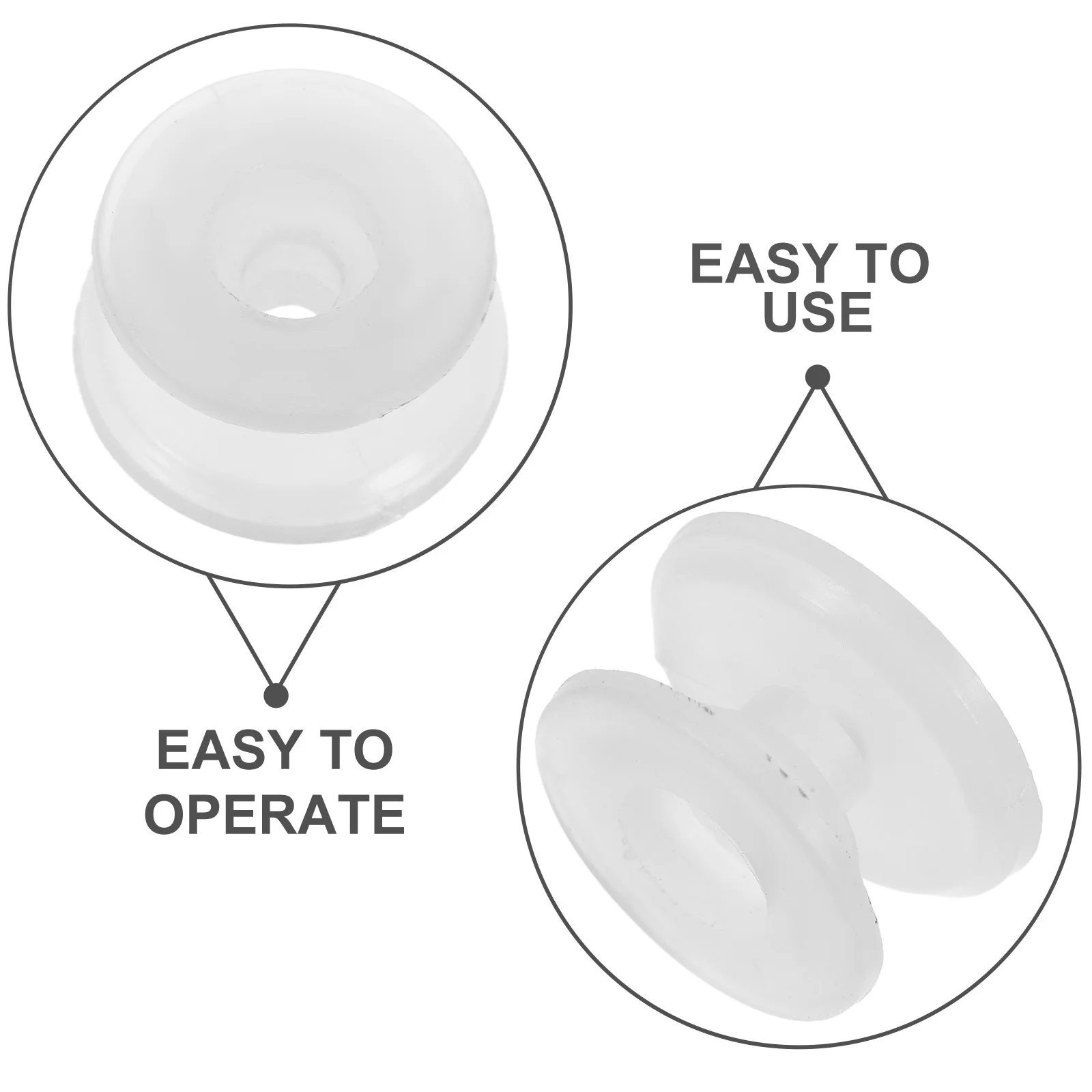4 قطعة الستار الحبل اللفاف الحد الأدنى البلاستيك حامل شرابة أعمى لستائر النوافذ توفير المساحة إدارة الحبل تصميم آمن #5