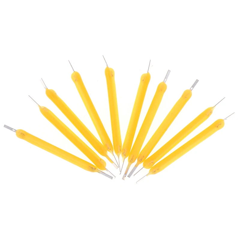 10Pcs 3V 50mA Length 26mm LED COB Solar Power Filament Super Bright Bulb Light Source Christmas Light String Filament