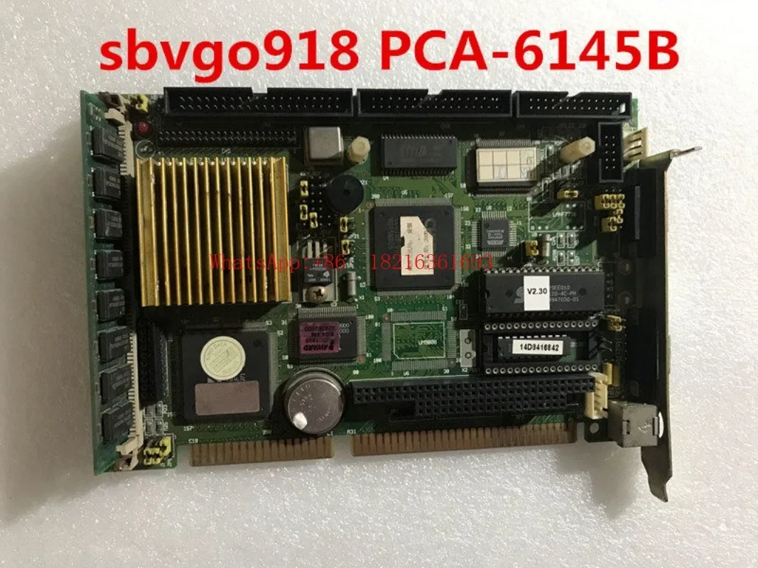 GOOD2026 PCA-6145B/45L C1 With CPU Memory Half-length 486 Industrial Control Motherboard
