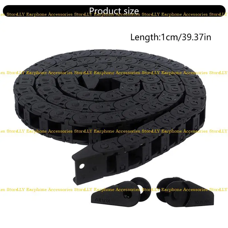 462E ไนลอนโซ่ลากโซ่ลากสายเคเบิลการจัดการสายเคเบิลที่มีประสิทธิภาพสำหรับสายการผลิตอุตสาหกรรมการติดตั้งง่าย