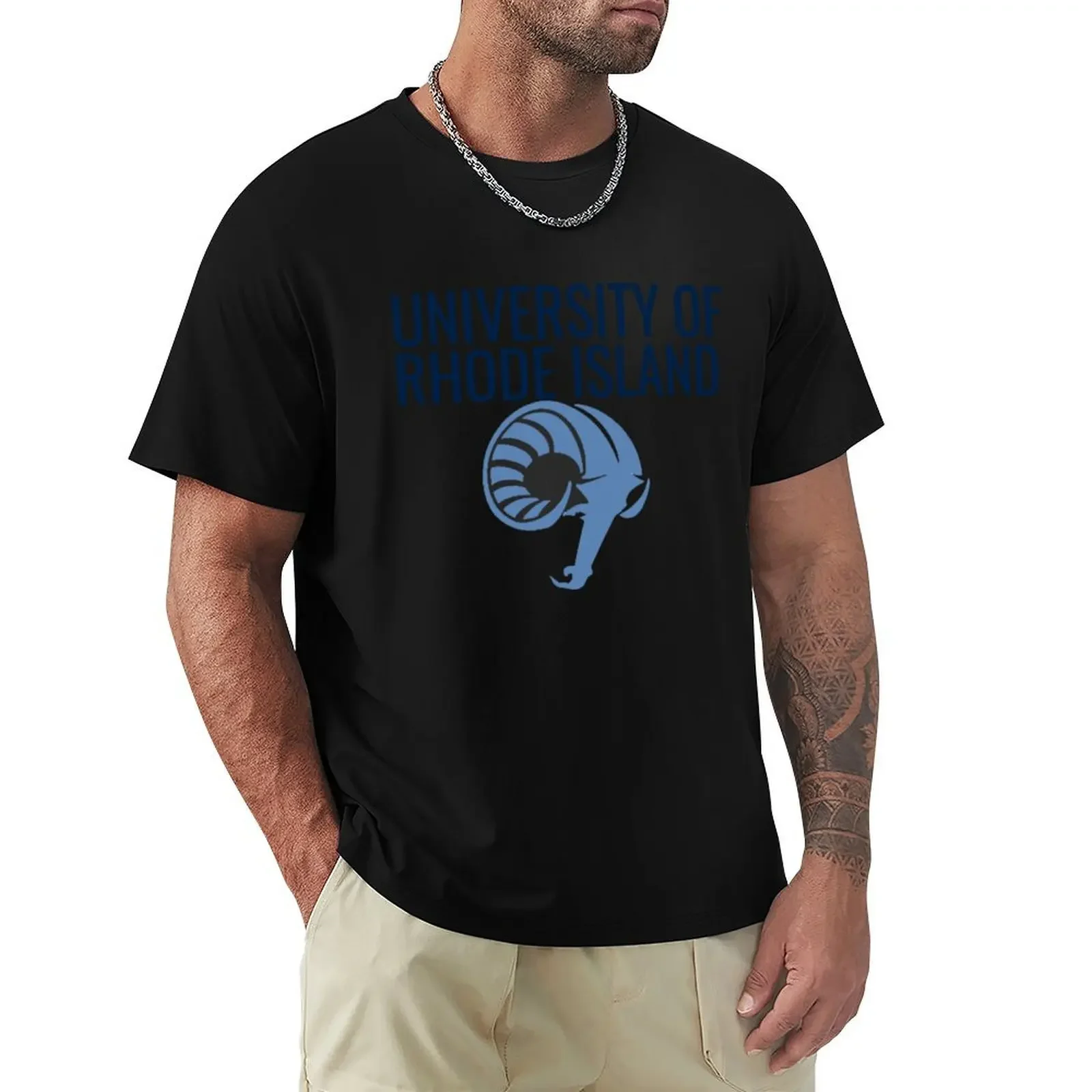 University of Rhode Island Ram T-Shirt shirts graphic customizeds T-shirts for men cotton