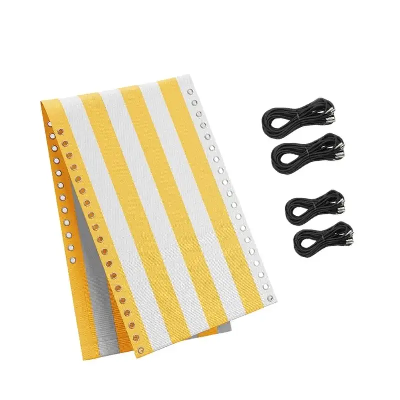 Klappstuhl-Ersatzstoff-Set, atmungsaktives Mesh-Gewebe, 160 x 42 mit Kordeln, mehrere Ausführungen für die D2RD – Detail 4