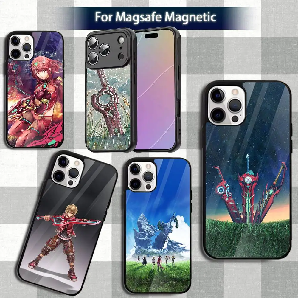 

cool X-Xenoblade Chronicles Phone Case For iPhone 13,12,15,17,11,16,14,Pro,Max,Plus,Mini,Magsafe,Magnetic Wireless Charging Case
