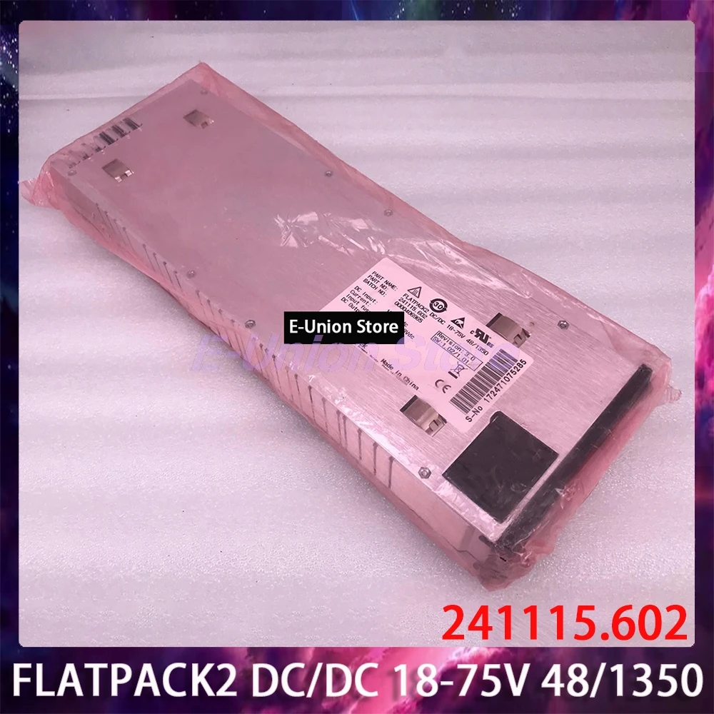 DC Stabilized Voltage Power Supply Module 241115.602 FLATPACK2 DC/DC 18-75V 48/1350 Output 53v/25.5A 1350W