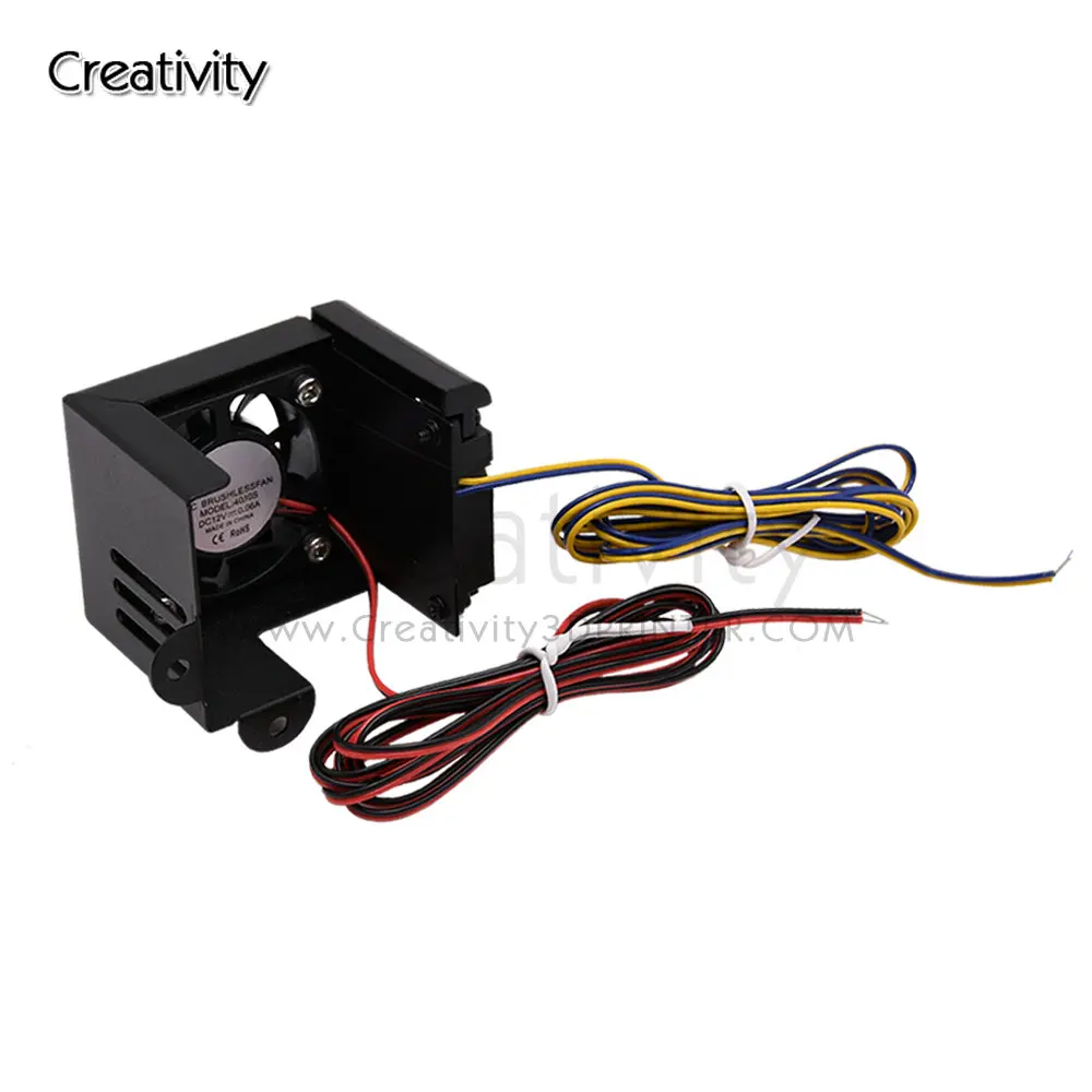 Pièces d'imprimante 3D Hotend CR-10S, couvercle fixe de ventilateur 12V 24V Ender-3, couvercle de Protection de ventilateur, couvercle de ventilateur de refroidissement, tête d'impression