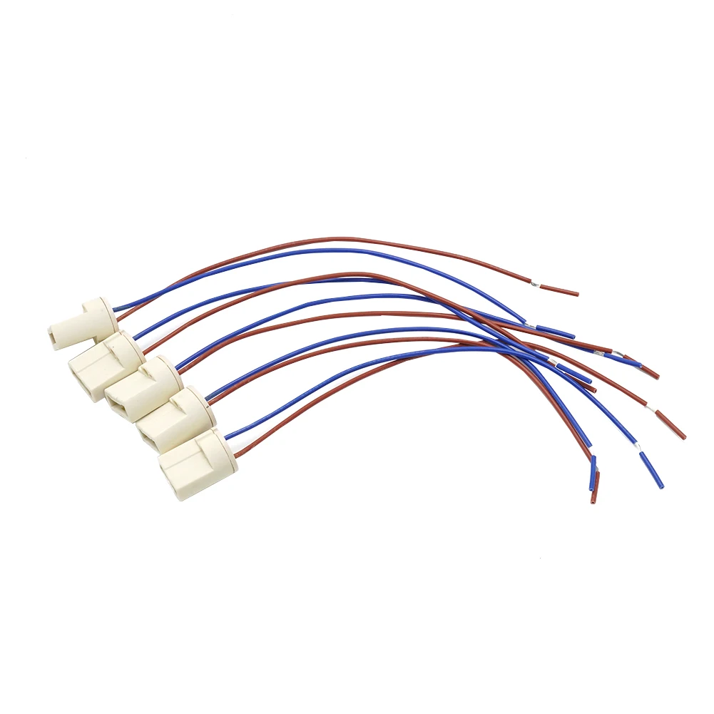 G9 Lamp Holder Accessories Halogen LED Bulbs Useful 10cm Supply Line 18mm Base Pre-installed Cables Replacement